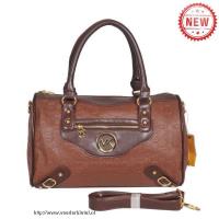 michael kors logo monogram groot koffie boekentassen Tas Aanbieding vyfct396